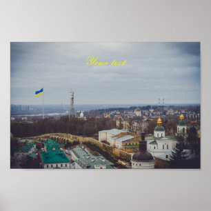 The Motherland Monument in Kyiv Poster