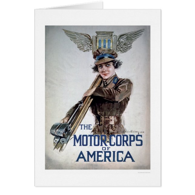 The Motor Corps of America - Young Woman (US02076) (Front)