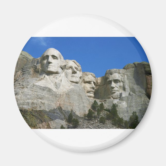 The Mount Rushmore Presidential Monument Magnet (Front)