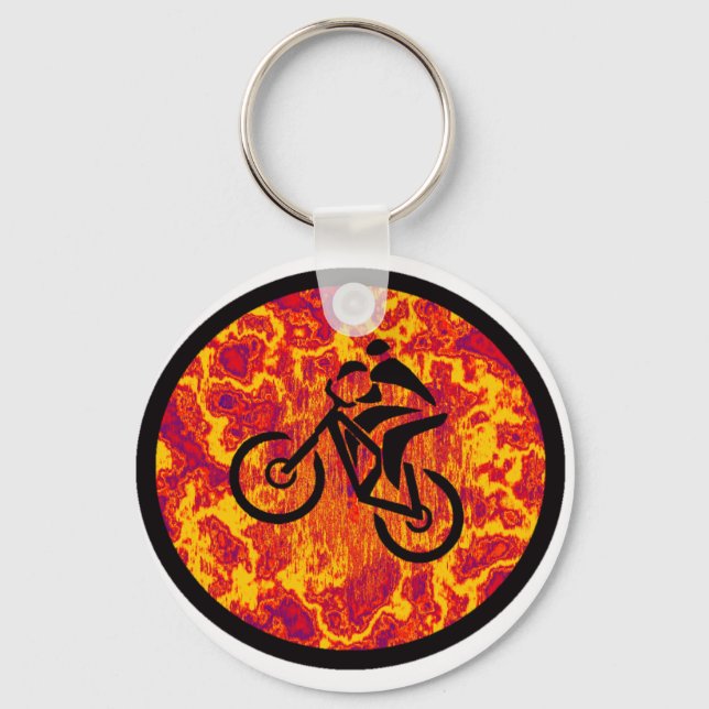 THE MOUNTAIN BIKER KEY RING (Front)