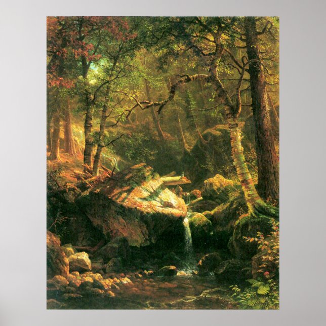 The Mountain by Bierstadt Poster (Front)
