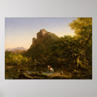 The Mountain Ford — Thomas Cole Wall Art