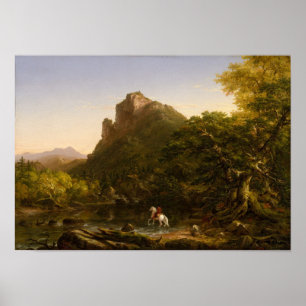 The Mountain Ford — Thomas Cole Wall Art