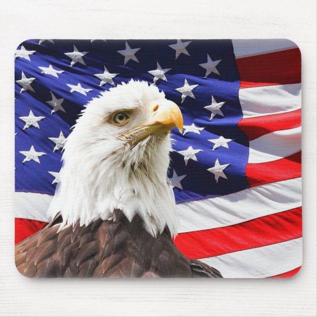 The Mountain Independence Eagle Mouse Pad (Front)