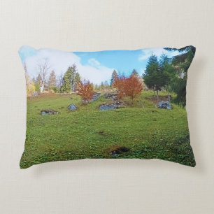 The Mountain Meadow - Wild Nature Romania Decorative Cushion