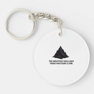 The Mountain Swallows the Brave – Dark Adventure Key Ring