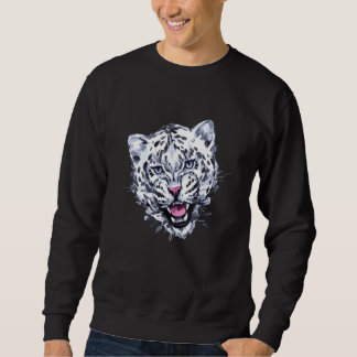 The Mountain White Tigers of Bengal Illustration G Sweatshirt