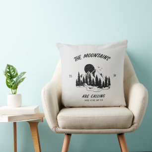 The mountains are calling and here we go cushion
