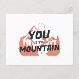 The Mountains are calling and I must go Postcard