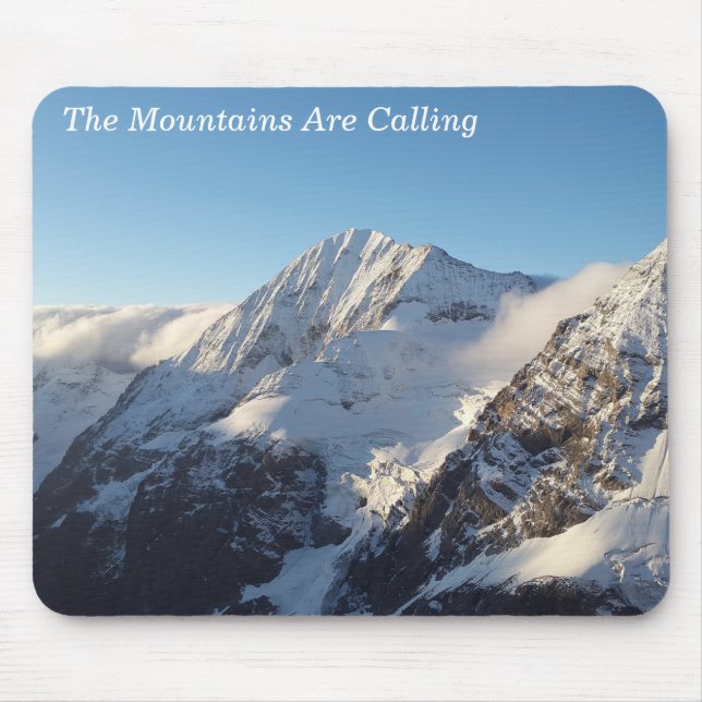 The Mountains Are Calling BY STOREMAN Mouse Pad (Front)