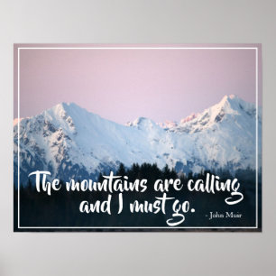 The Mountains are Calling Poster