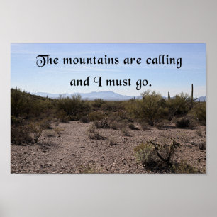 The Mountains are Calling Poster