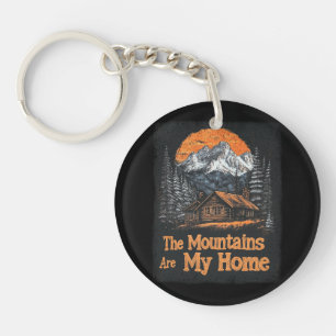The Mountains Are My Home Key Ring