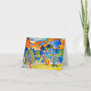 The Mountains at Collioure Andre Derain Thank You Card