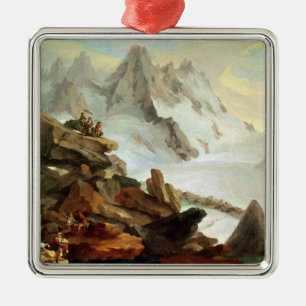 The Mountains at Lauteraar, 1776 Metal Tree Decoration