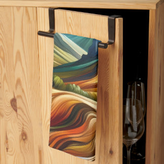 The Mountains Tea Towel