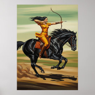 The Mounted Archery Champion Poster