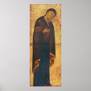 The Mourning Madonna - Franciscan Fine Art Poster