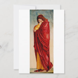 The Mourning Saint John by Andrea da Murano  Holiday Card