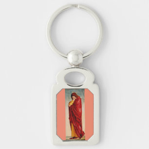 The Mourning Saint John by Andrea da Murano Key Ring