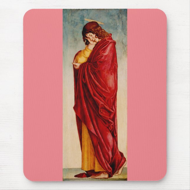 The Mourning Saint John by Andrea da Murano  Mouse Pad (Front)