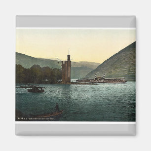 The Mouse Tower, Bingen, the Rhine, Germany magnif Magnet