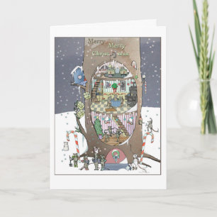 The Mouse Tree at Christmas Card