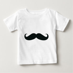 The Moustache Design Baby T-Shirt