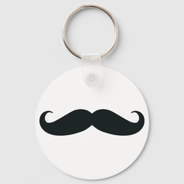 The Moustache Designs Key Ring (Front)