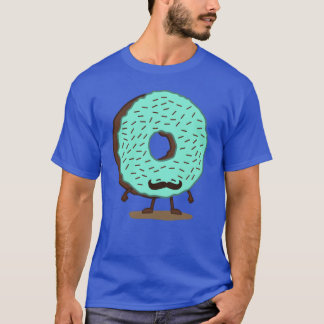 The Moustache Doughnut funny T-Shirt