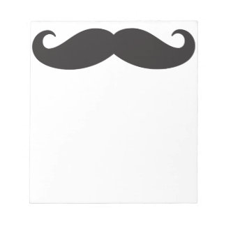 The moustache notepad