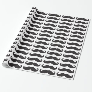 The moustache wrapping paper