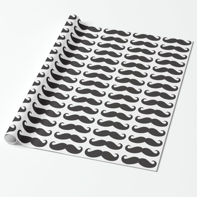 The moustache wrapping paper (Unrolled)