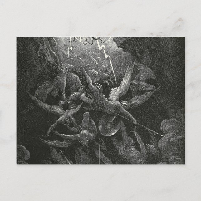 The Mouth Of Hell By Gustave Dore Postcard (Front)