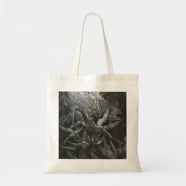 The Mouth Of Hell By Gustave Dore Tote Bag (Front)