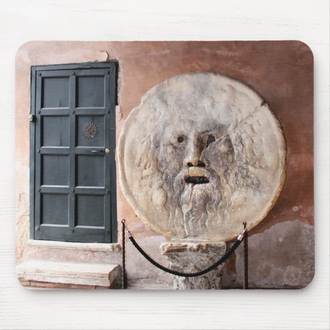 The Mouth of Truth Mouse Pad (Front)