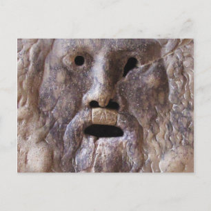 The Mouth of Truth Rome sculpture Postcard