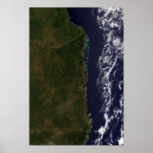 The Mozambique coast Poster