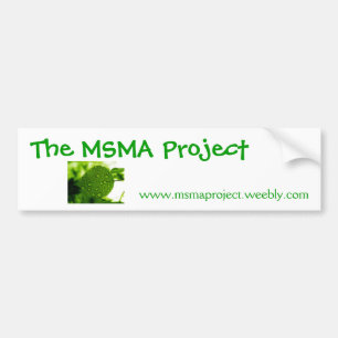 the msma project bumber sticker