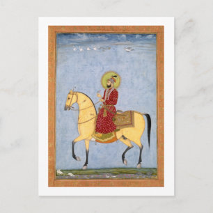 The Mughal Emperor Farrukhsiyar(1683-1719) (r.1713 Postcard