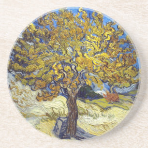 The Mulberry Tree, Vincent van Gogh. Vintage Coaster
