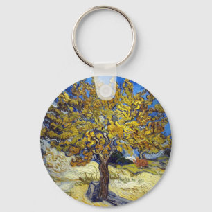 The Mulberry Tree, Vincent van Gogh. Vintage Key Ring