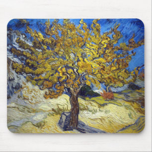 The Mulberry Tree, Vincent van Gogh. Vintage Mouse Pad
