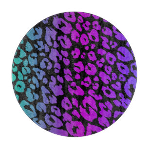 The Multi-Coloured Leopard Series Design 1 Cutting Board