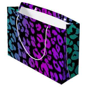 The Multi-Coloured Leopard Series Design 1 Large Gift Bag