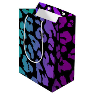 The Multi-Coloured Leopard Series Design 1 Medium Gift Bag