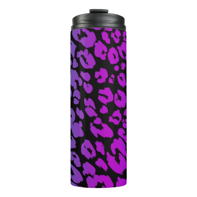 The Multi-Coloured Leopard Series Design 1 Thermal Tumbler (Front)