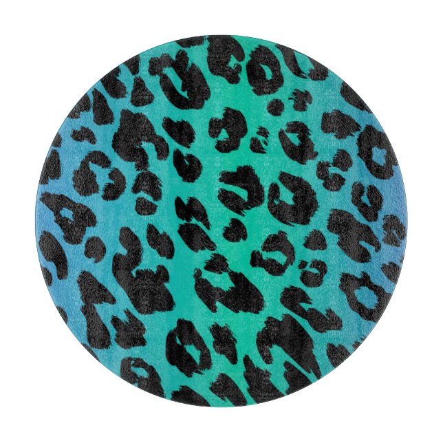 The Multi-Coloured Leopard Series Design 6 Cutting Board (Front)