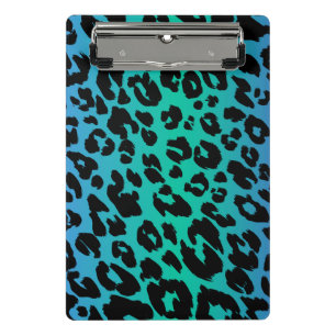 The Multi-Coloured Leopard Series Design 6 Mini Clipboard