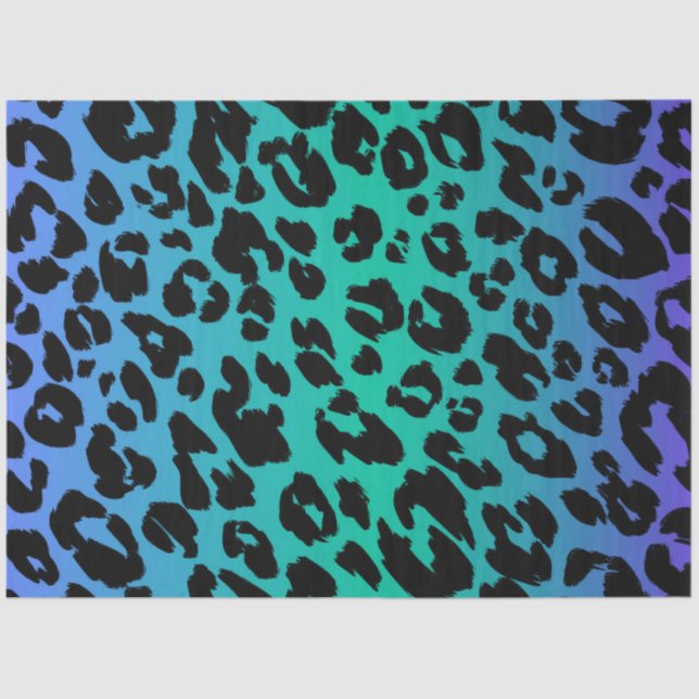 The Multi-Coloured Leopard Series Design 6 Tissue Paper (Front)